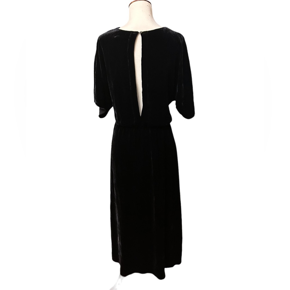 JOHNNY WAS ‘Coco’ 100% Silk Velvet Wrap Dress - Picture 7 of 16